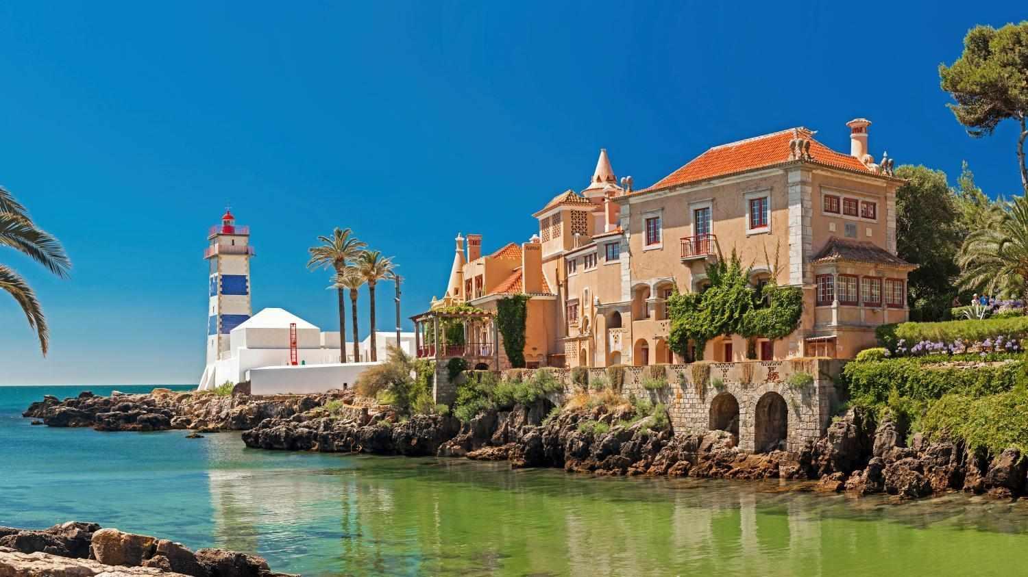 Unique Beach Villa With Ocean View Pool Tennis Cascais Exterior photo